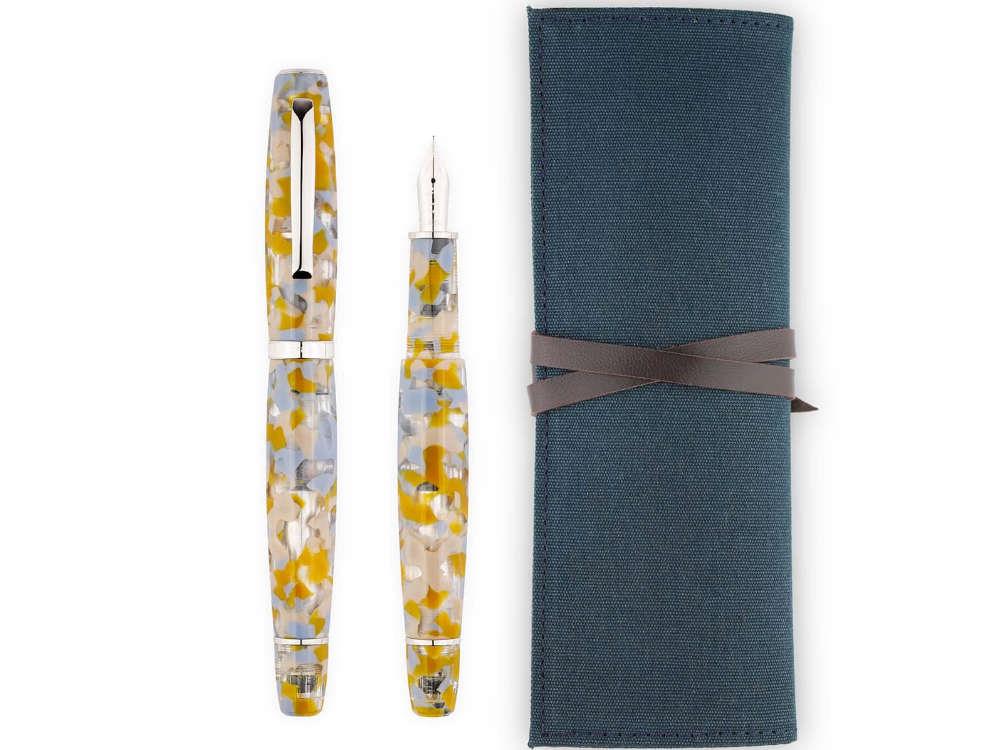 Pluma Estilográfica Scribo Feel Sale di Cervia, Oro 14k, FEEFP41PL1403
