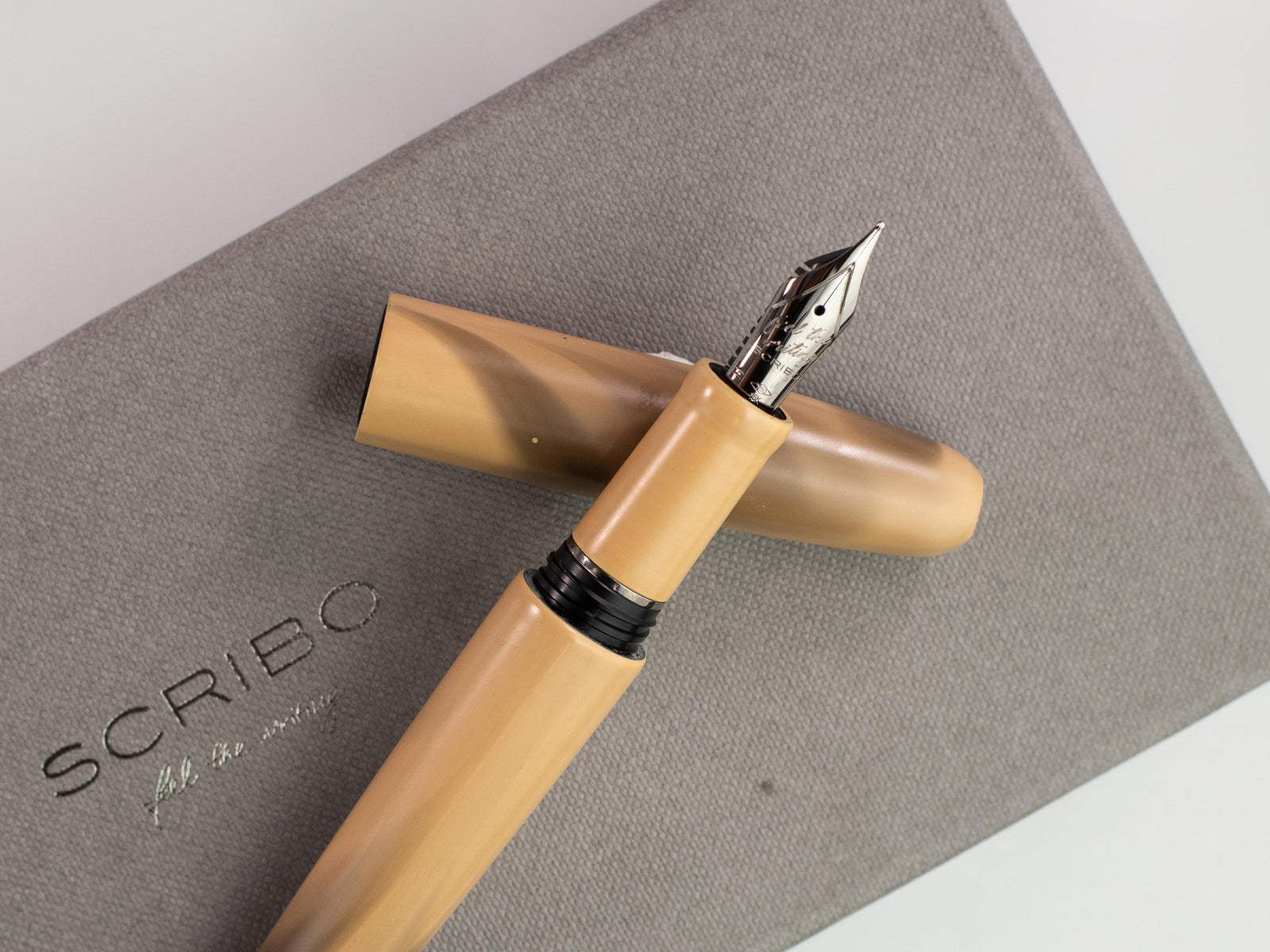Pluma Estilográfica Scribo Piuma Hane Murakumo 18K, PIUFP28RT1803