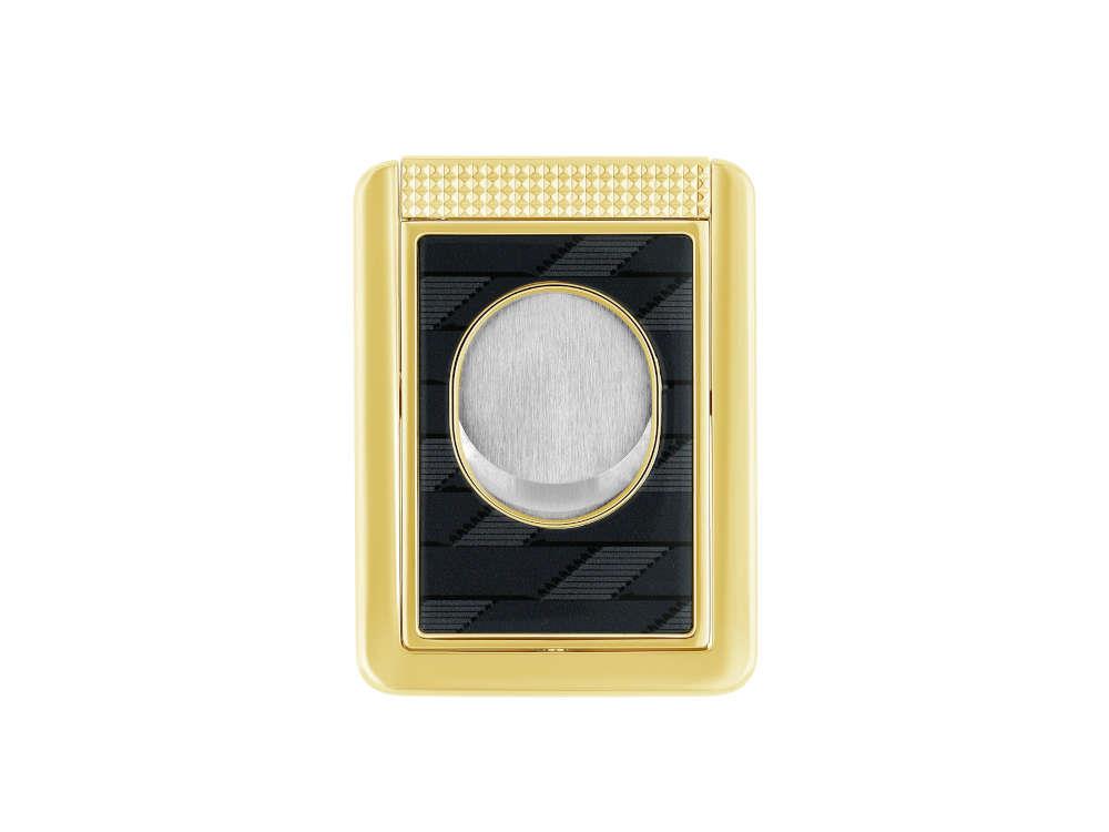 Cortapuros S.T. Dupont Monogram 1872, Metal, Negro, Edición Limitada, 003479