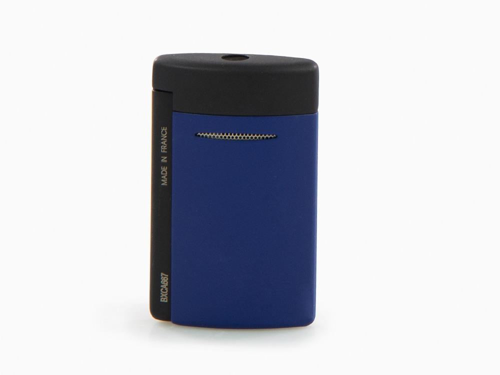 Encendedor S.T. Dupont Velvet Animation Minijet Matte Ocean Blue, 010860