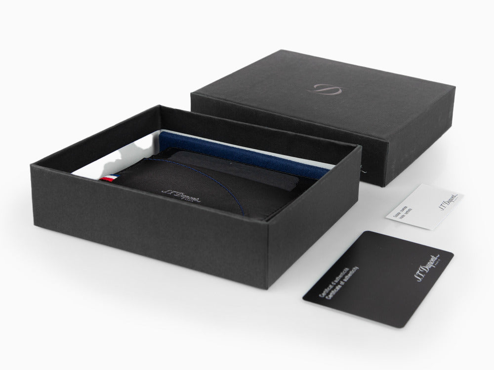 Tarjetero S.T. Dupont Défi Millennium, Piel, Negro, 6 Tarjetas, 172004