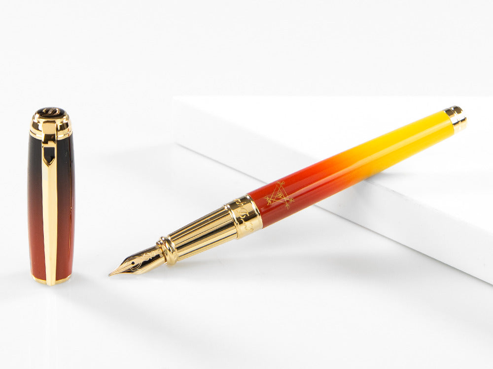 Estilográfica S.T. Dupont Line D Montecristo, Le Crépuscule, Oro,410136L