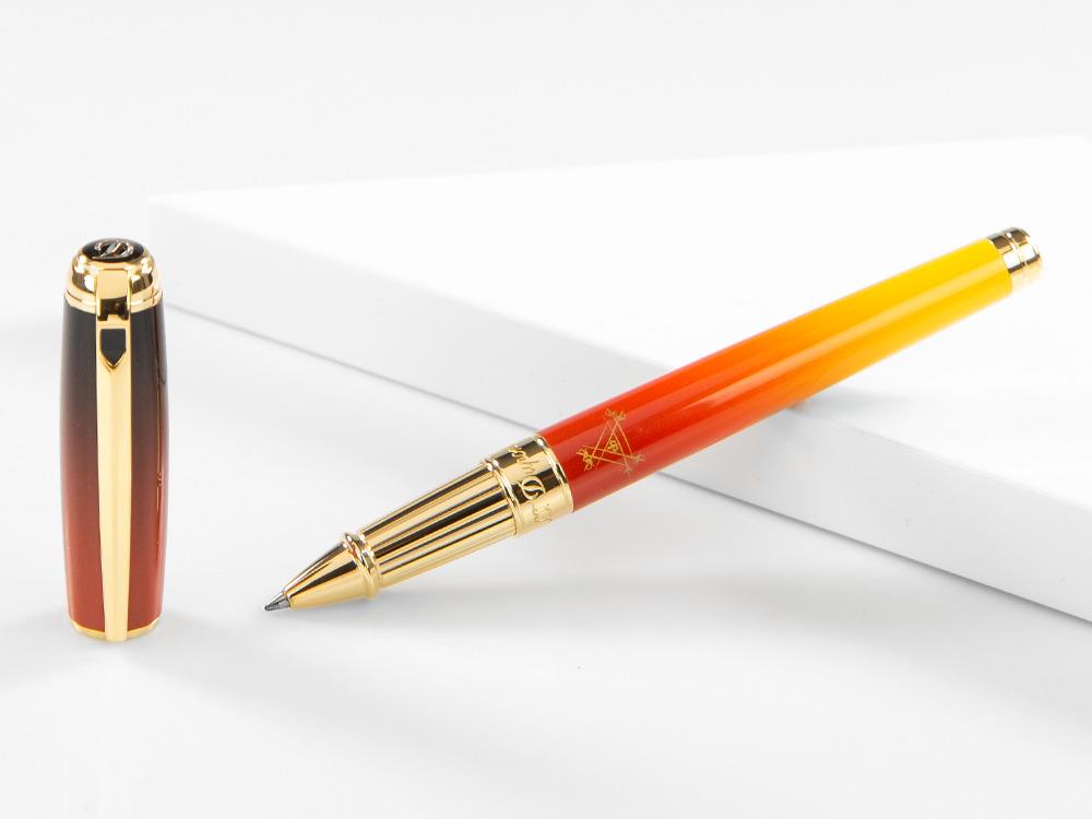 Roller S.T. Dupont Line D Montecristo, Le Crépuscule, Naranja, Oro, 412136L