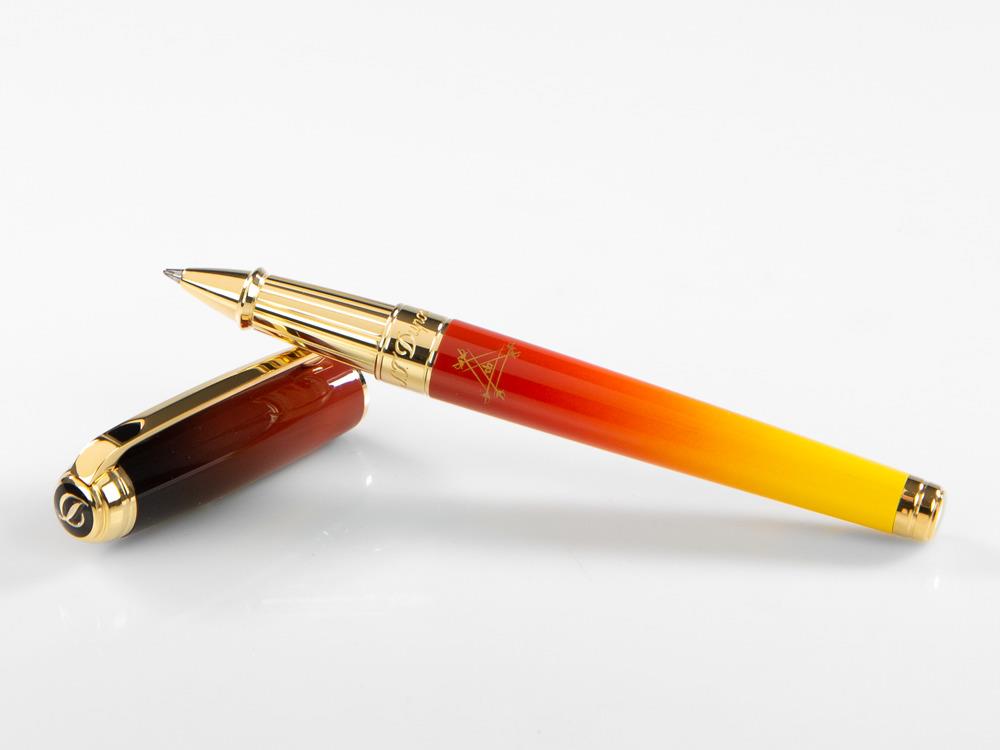 Roller S.T. Dupont Line D Montecristo, Le Crépuscule, Naranja, Oro, 412136L