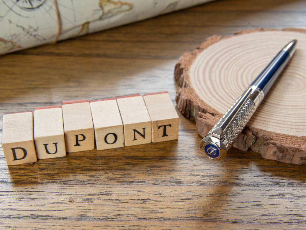 Bolígrafo S.T. Dupont Liberté Fire Head, Laca, Adornos en paladio, Azul, 465017