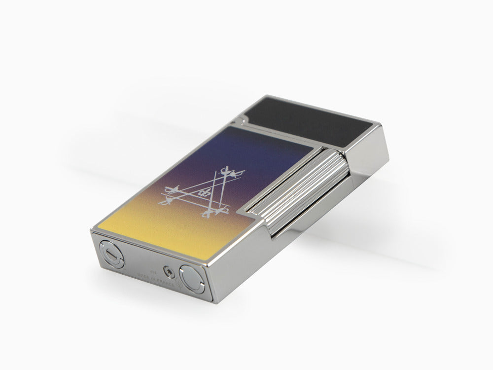 Encendedor S.T. Dupont Ligne 2 Montecristo La Nuit, Adornos en paladio, C16035