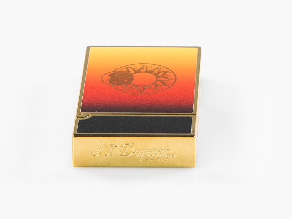 Encendedor S.T. Dupont Ligne 2 Cling Montecristo, Le Crépuscule, Naranja, C16036