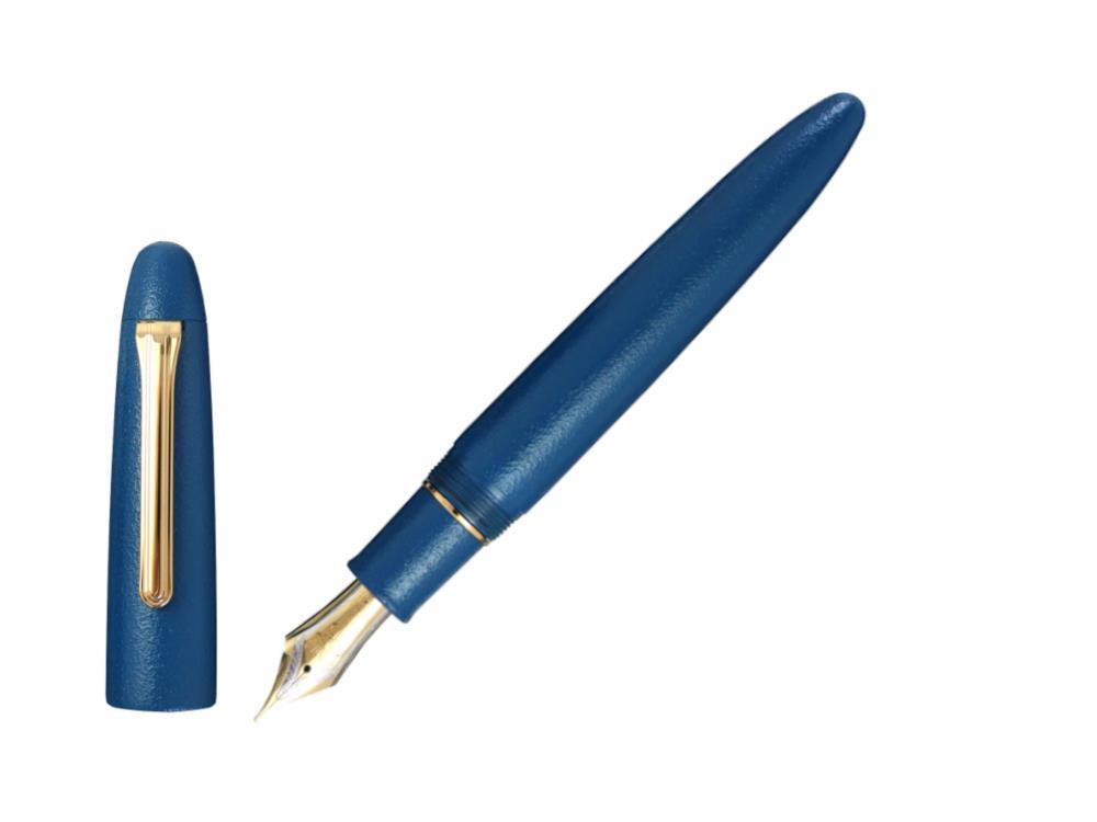 Pluma Sailor KOP Iro-Miyabi Fukaai, Azul, Ebonita, Ebonita, 10-1584-440