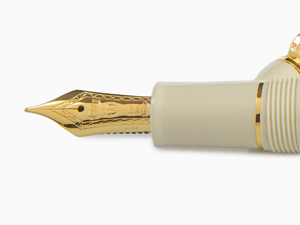 Estilográfica Sailor 1911 Standard Series, Ivory, Oro, 11-1219-417