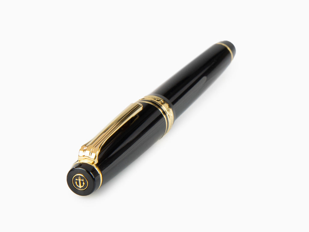 Estilográfica Sailor Professional Gear Slim Gold, Negro, 11-1221-420