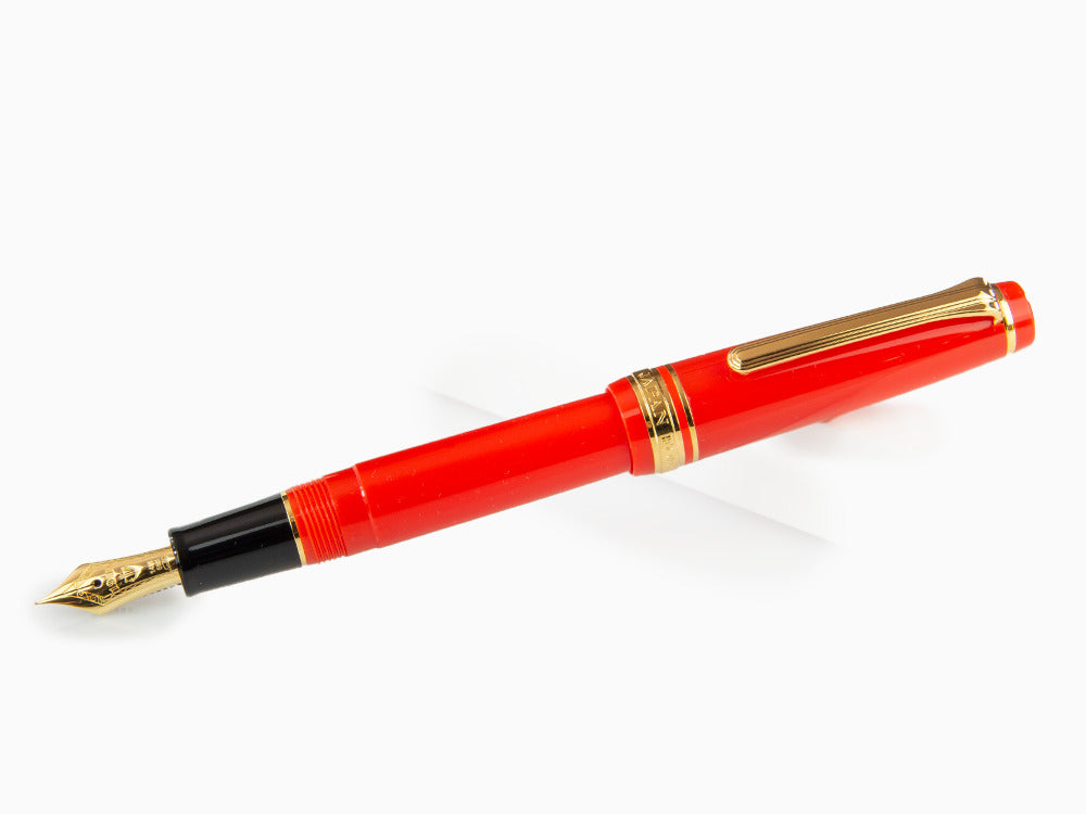 Estilográfica Sailor Professional Gear Slim Gold, Oro, Rojo, 11-1221-430