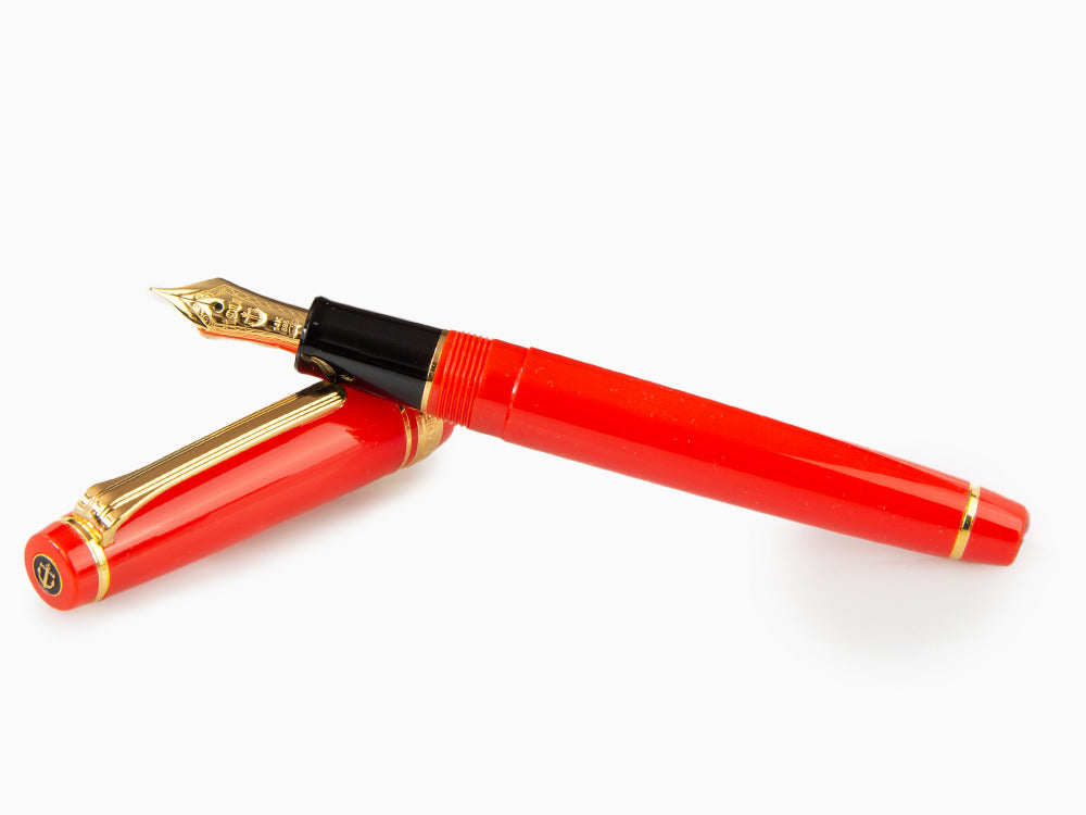 Estilográfica Sailor Professional Gear Slim Gold, Oro, Rojo, 11-1221-430