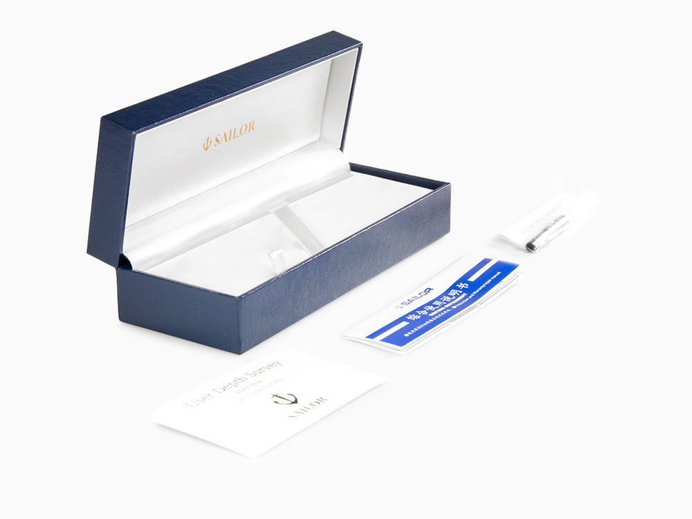 Estilográfica Sailor Professional Gear Slim Silver, Metallic Violet