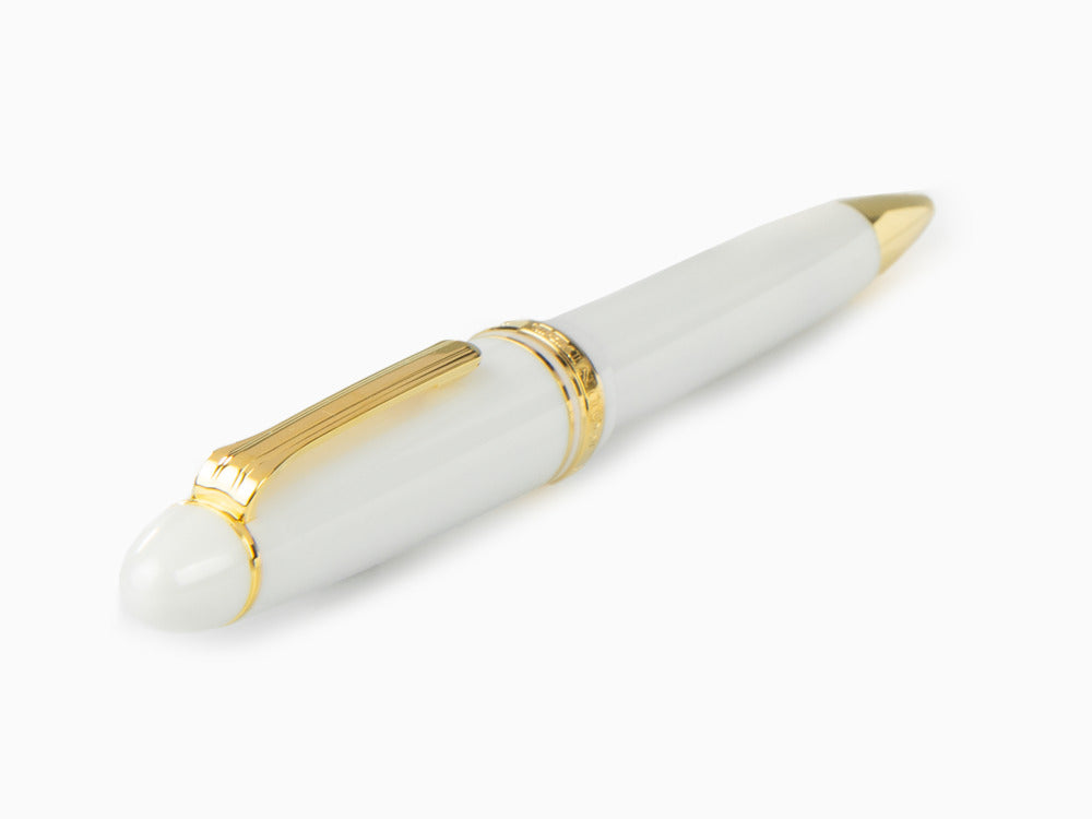Bolígrafo Sailor 1911 Large Series, Blanco, Adornos en Oro, 16-1009-610