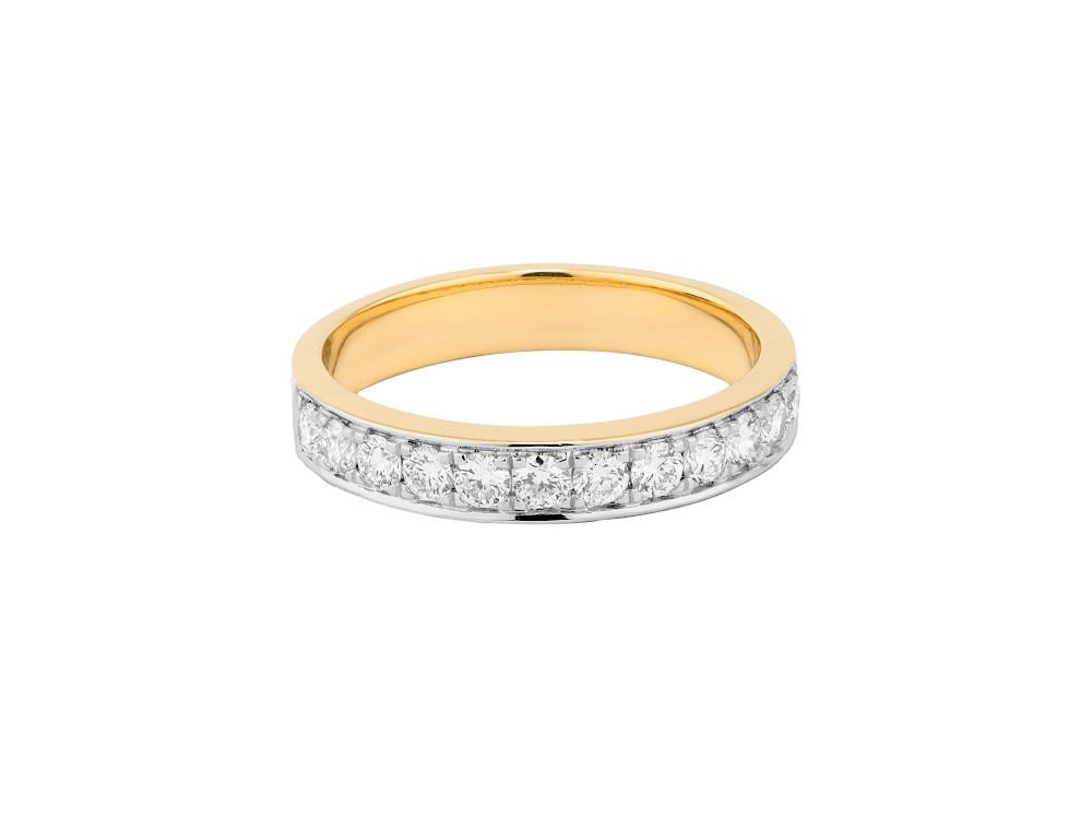 Solitario Anillo Alianza de Oro 18K 1 ct, LRY60105-15