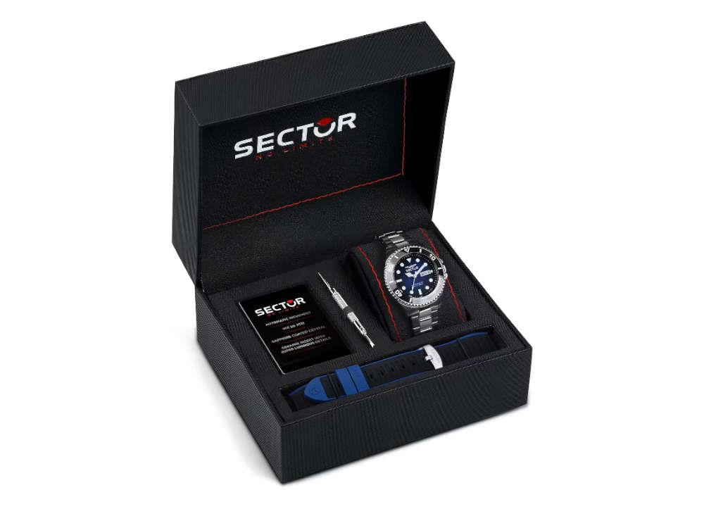Reloj Automático Sector No Limits 230, Azul, 43 mm, R322116003
