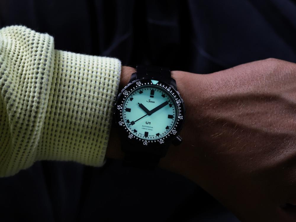 Reloj Automático Sinn U1 SL, 44mm, 100 atm, Acero submarino, 1010.0243