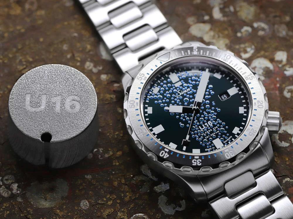 Reloj Automático Sinn U16, SW 220-1, 44 mm, Azul, Edición Limitada, 1026.010