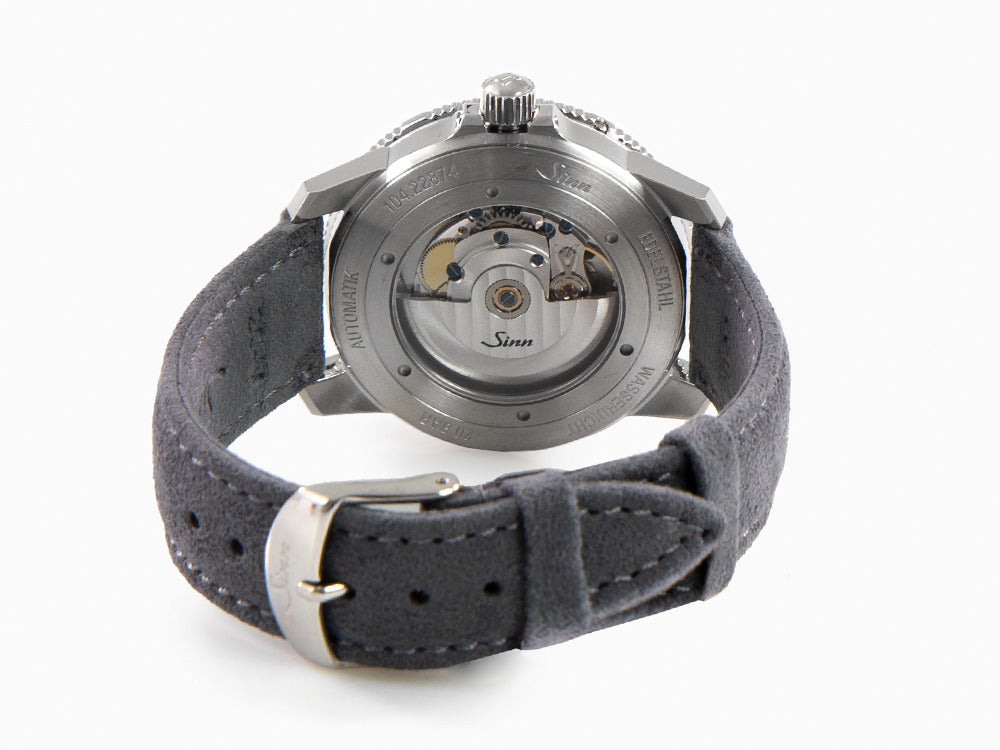 Reloj Automático Sinn 104 St Sa I A, Antracita, Cuero, 41mm, 104.014 LB162