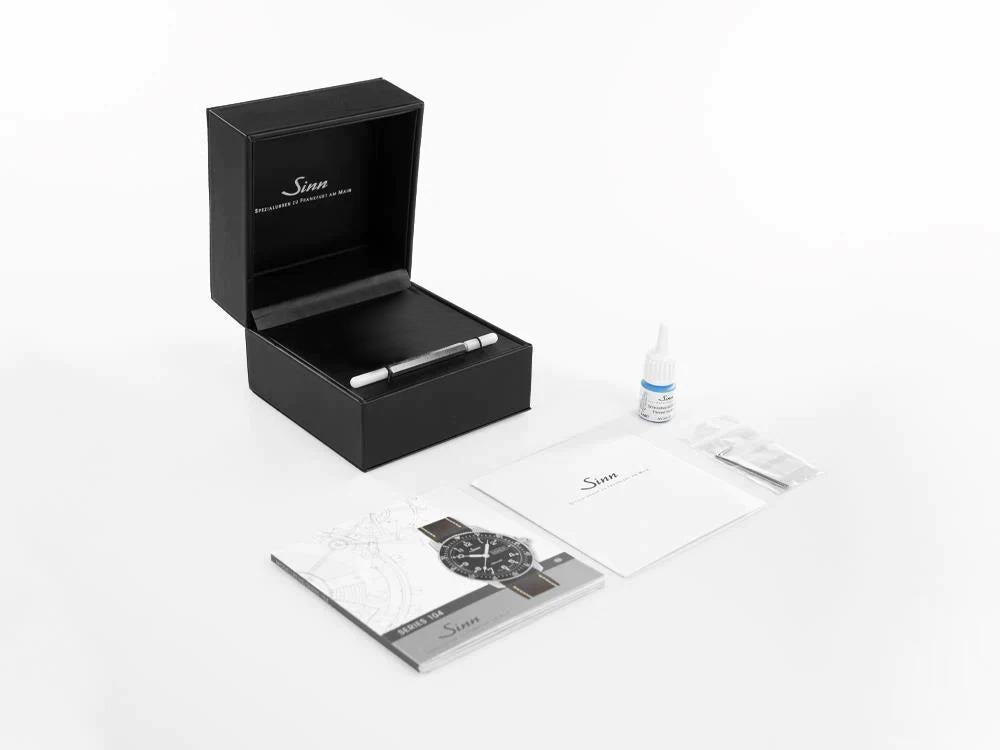 Reloj Automático Sinn 105 St Sa, SW 220-1, 41 mm, Negro, Piel, 105.010 LB3