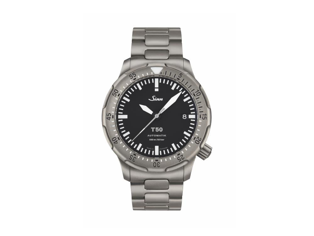 Reloj Automático Sinn T50, SW 300-1, 41 mm, 50 atm, Titanio, 1052.010 MB315