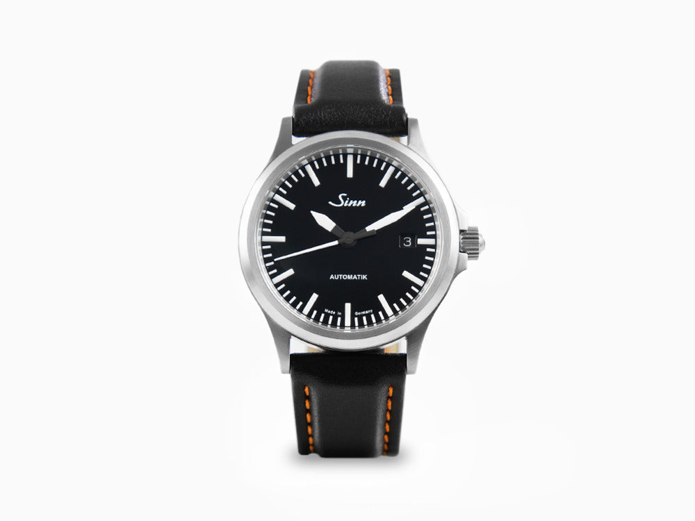 Reloj Automático Sinn 556 I, Negro, Correa de piel, 556.010 LB126