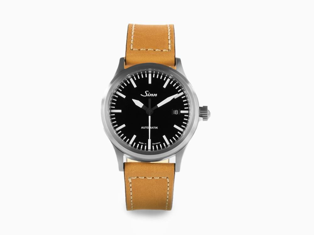 Reloj Automático Sinn 556 I, Negro, Correa de piel, 556.010 LB142