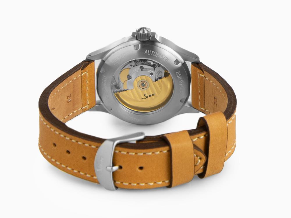 Reloj Automático Sinn 556 I, Negro, Correa de piel, 556.010 LB142