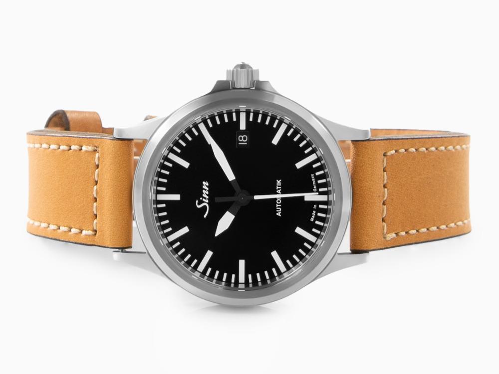 Reloj Automático Sinn 556 I, Negro, Correa de piel, 556.010 LB142