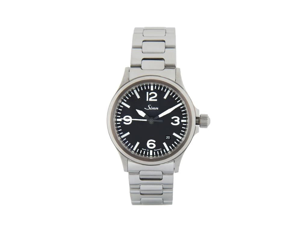 Reloj Automático Sinn 556, SW 200-1, Negro, Brazalete de acero, 556.014 MB59