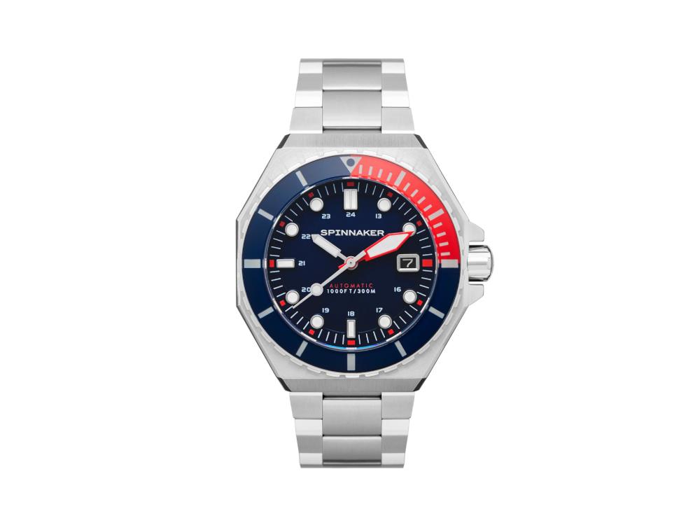 Reloj Automático Spinnaker Dumas, Azul, 44 mm, 30 atm, SP-5081-JJ