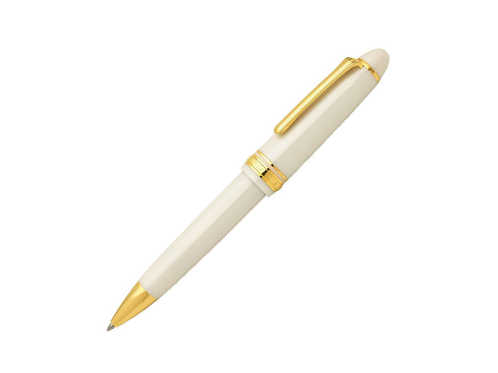 Bolígrafo Sailor 1911 Large Series, Blanco, Adornos en Oro, 16-1009-610