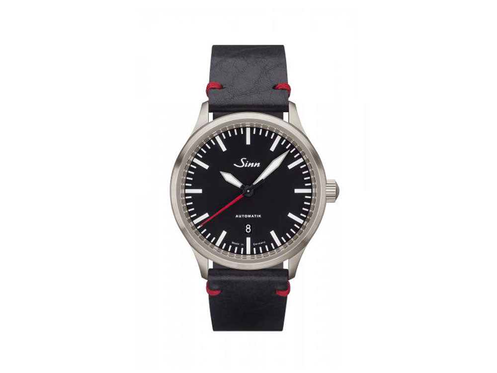 Reloj Automático Sinn 836, ETA 2892-A2, 43 mm, Negro, Piel, 836.010 LB165