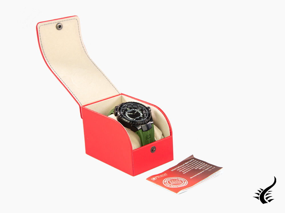 Reloj de Cuarzo Swiss Military Hanowa Aqua Seaman, Negro, PVD, 6-4327.13.007.06