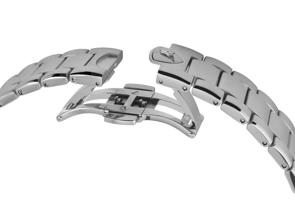 Reloj de Cuarzo Tonino Lamborghini Shock Abs, 42 mm, Brazalete, TLABSR-SS-B