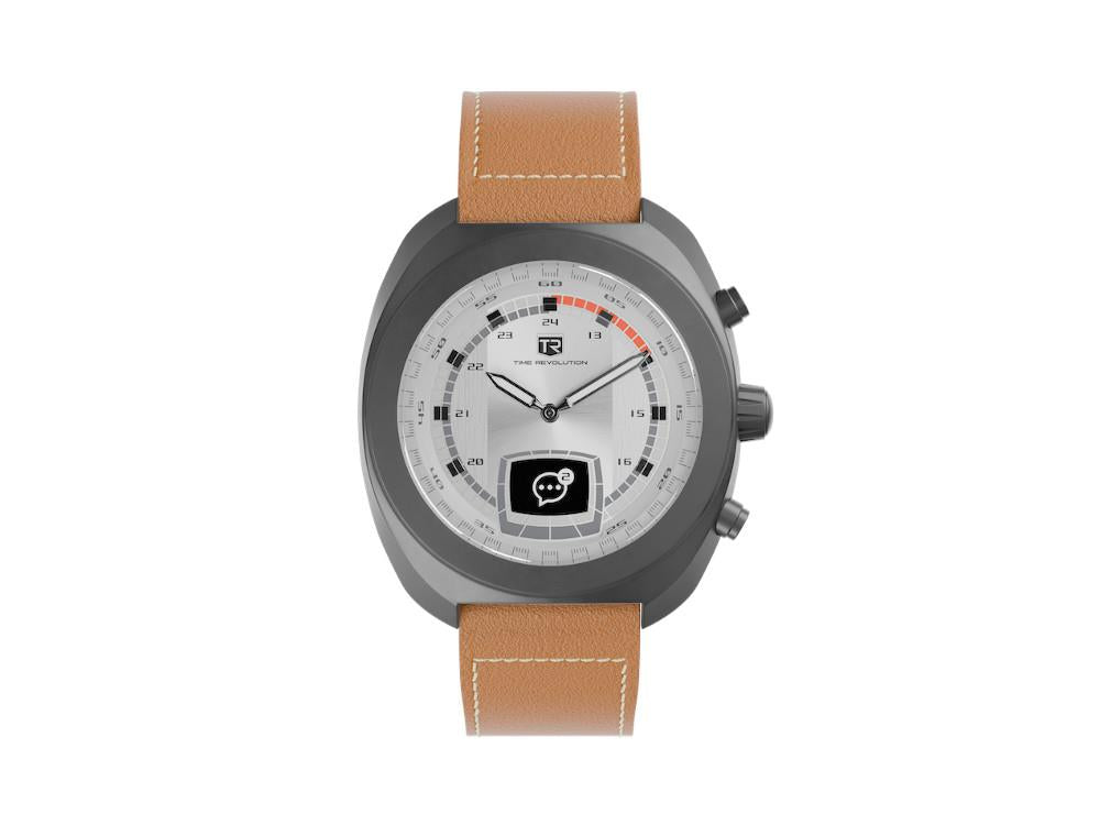 Reloj Híbrido Time Revolution Hybrid 01 Glacier PVD , Gris, 42 mm, TR01.4B-1-1