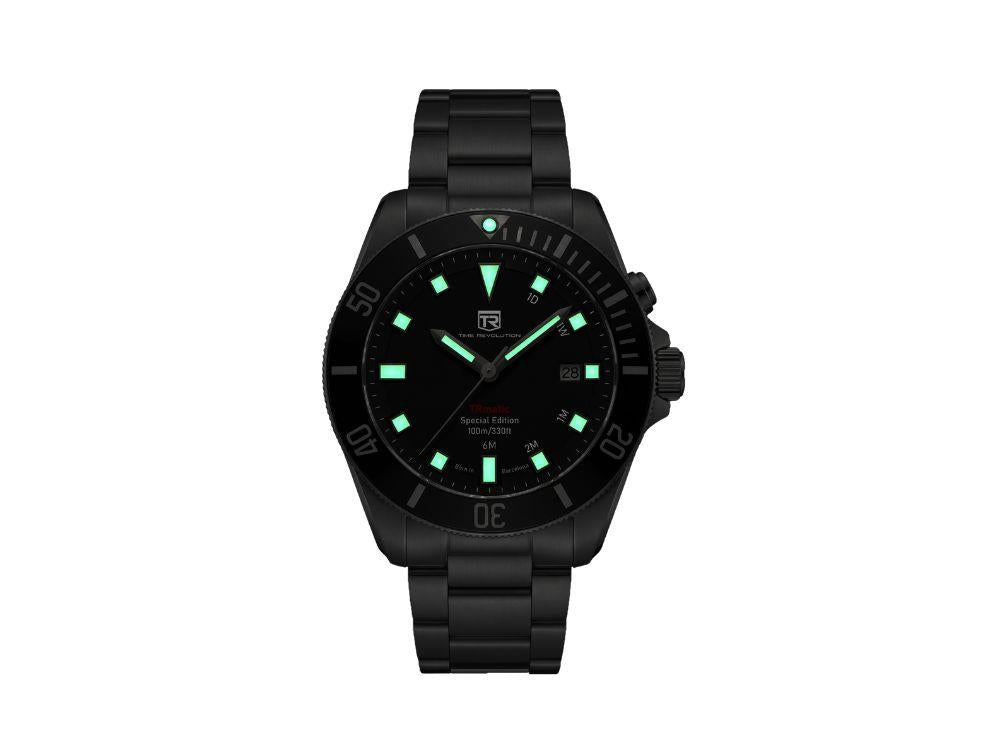 Reloj Automático Time Revolution TRmatic Midnight , 42 mm, Negro,TR02.01MB