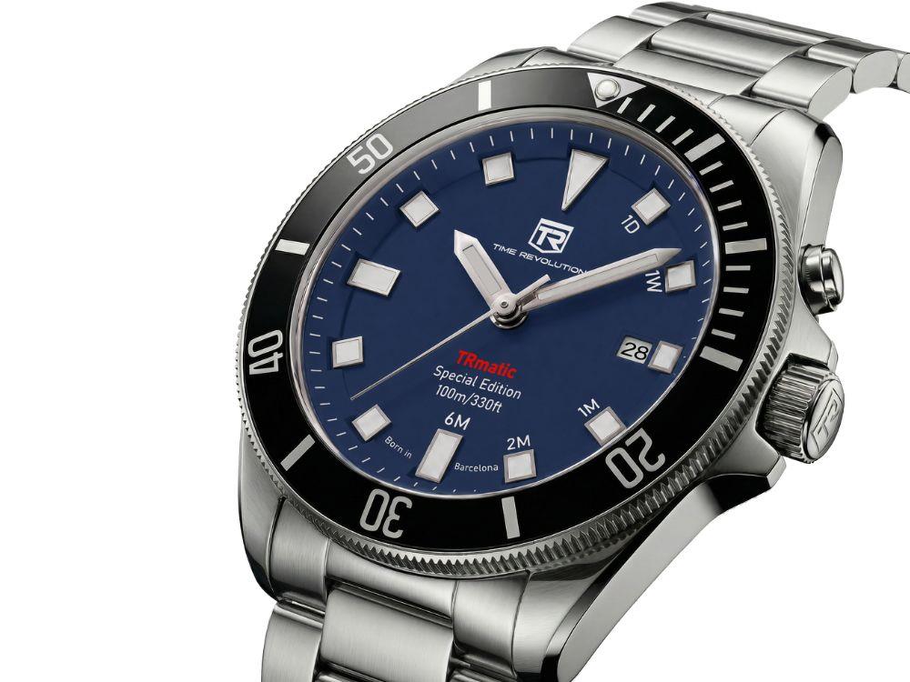 Reloj Automático Time Revolution TRmatic Ocean, 42 mm, Azul, TR02.02MB