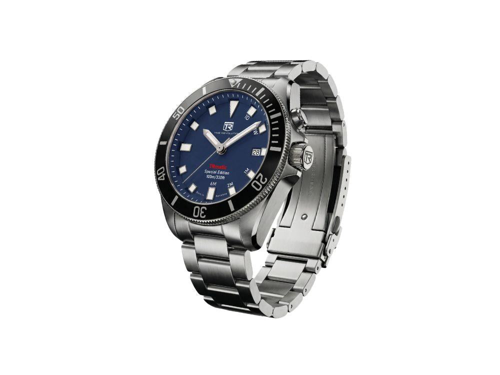 Reloj Automático Time Revolution TRmatic Ocean, 42 mm, Azul, TR02.02MB