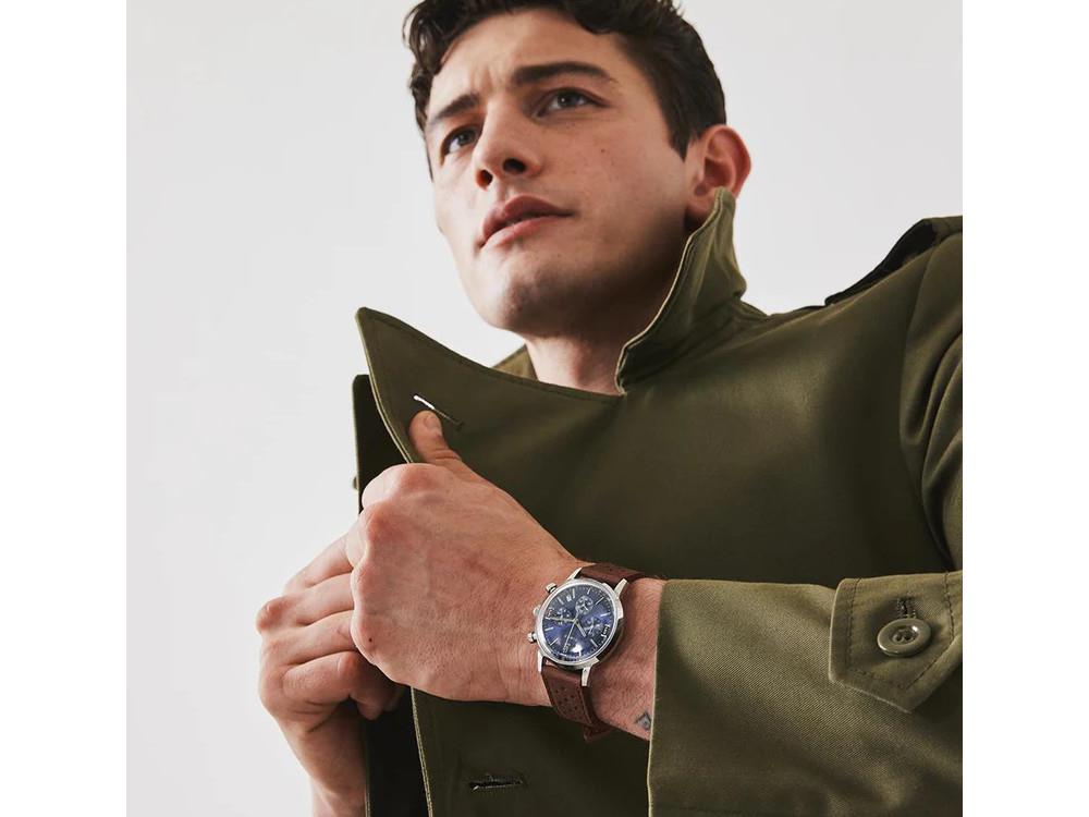 Reloj de Cuarzo Timex Marlin, Azul, 40 mm, Cronógrafo, TW2W10200