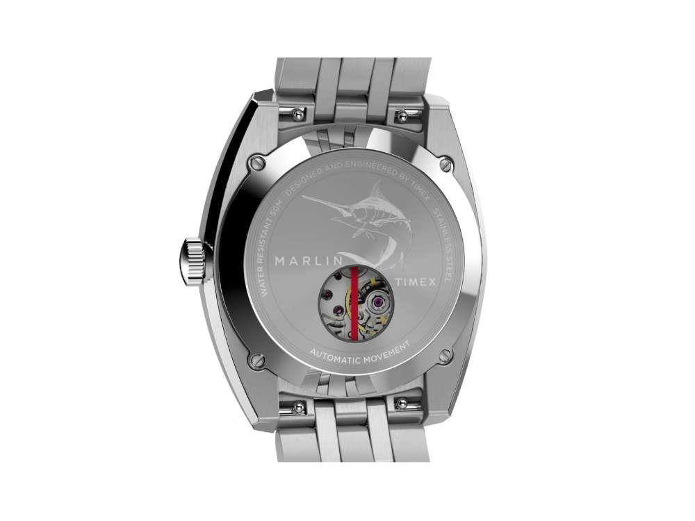 Reloj Automático Timex Marlin, Negro, 39 mm, TW2W58800