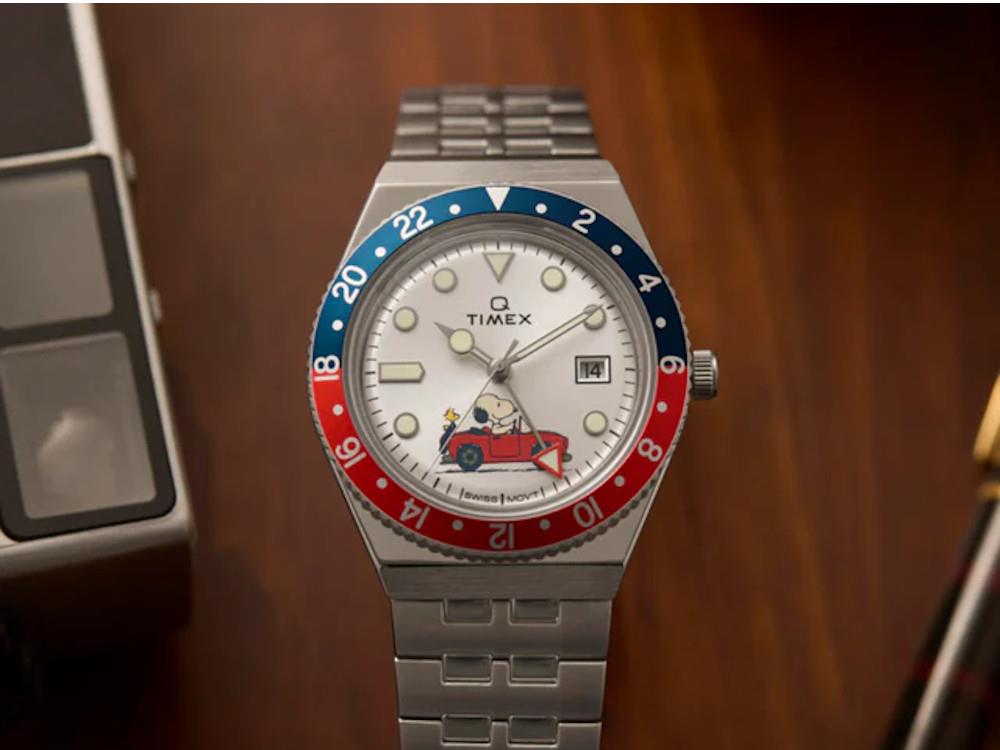 Reloj de Cuarzo Timex x Peanuts Q Timex, Plata, 38 mm, TW2W83300