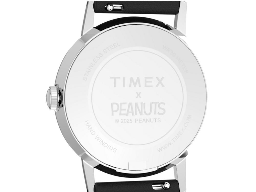 Reloj Timex x Peanuts Marlin Hand-Wound Space, Negro, 34 mm, TW2W89700