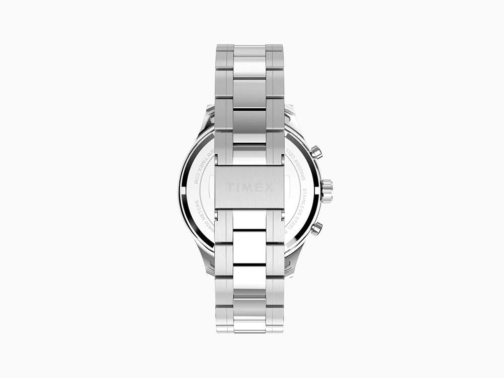 Reloj de Cuarzo Timex Trend Dress Chronograph, Negro, 43mm, TW2Y01400