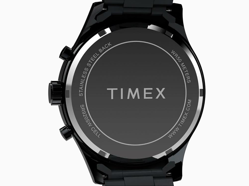 Timex Trend Dress Chronograph, Negro, 43mm, TW2Y01600