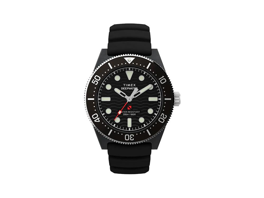 Reloj de Cuarzo Timex Deepwater Reef 200 Composite, Negro, 43 mm, TW2Y02200