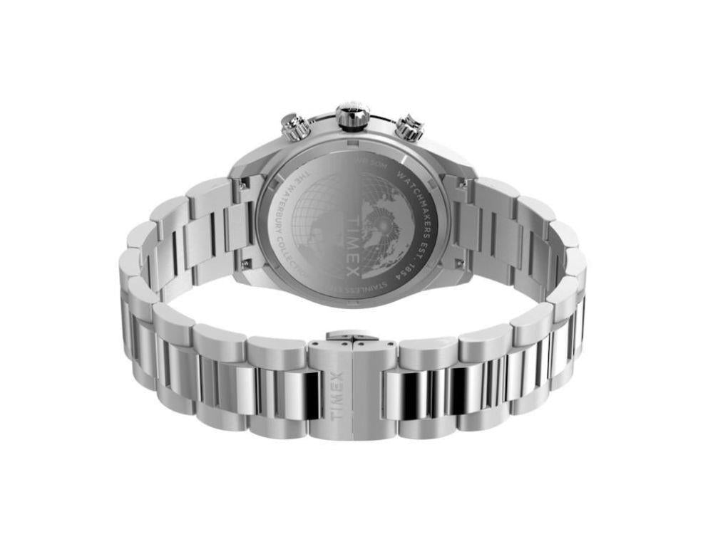 Reloj de Cuarzo Timex The Waterbury, Plata, 39 mm, Cronógrafo, TW2Y19200
