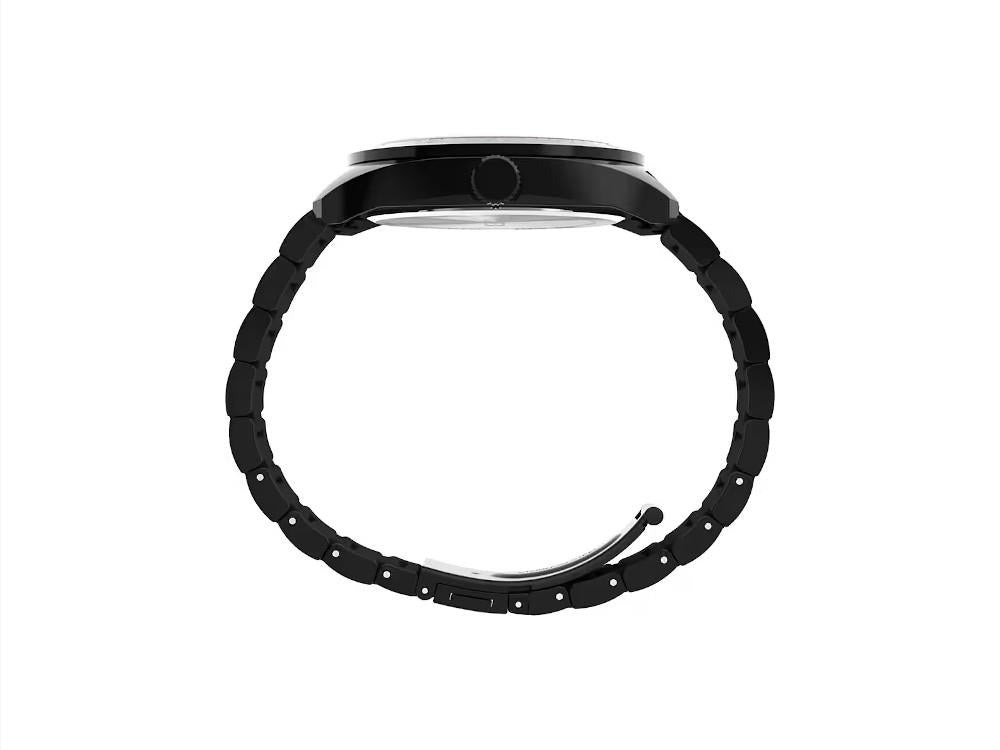 Reloj de Cuarzo Timex Weston, Acero reciclado, Negro, 45 mm, TW2Y22800