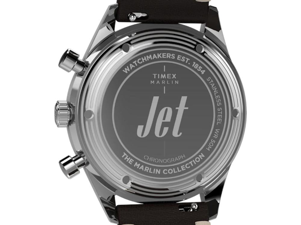 Reloj de Cuarzo Timex Marlin, Acero reciclado,Marrón, Cronógrafo,TW2Y24700