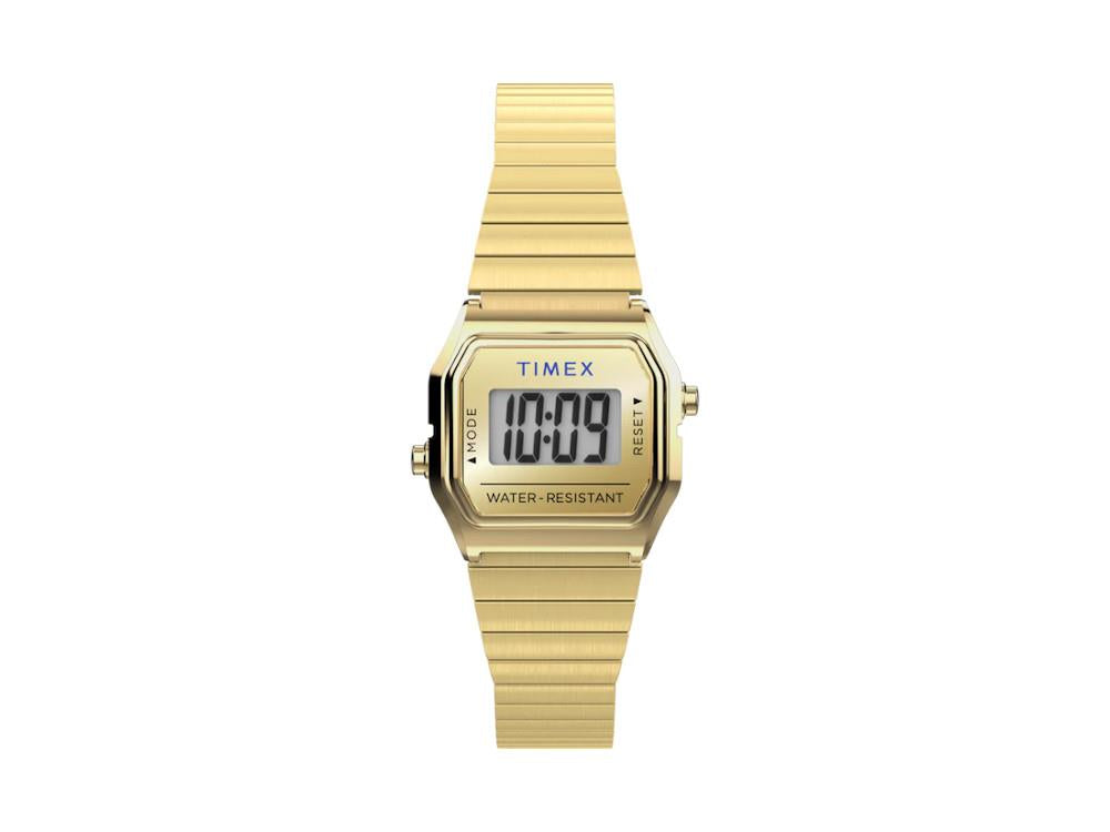 Reloj de Cuarzo Timex T80, Dorado, TW2Y46600